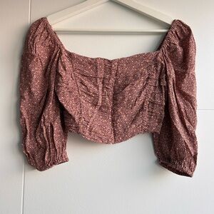 Wilfred Artizia Floral Puff Sleeve Blouse